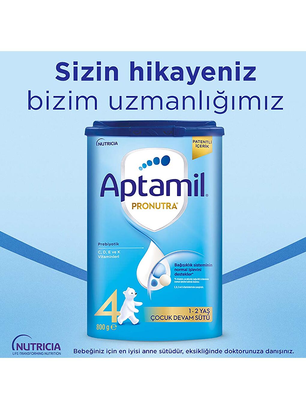 2 Prebiyotikli Devam Sütü 800 Gr x 2 Adet 1600 Gr-8