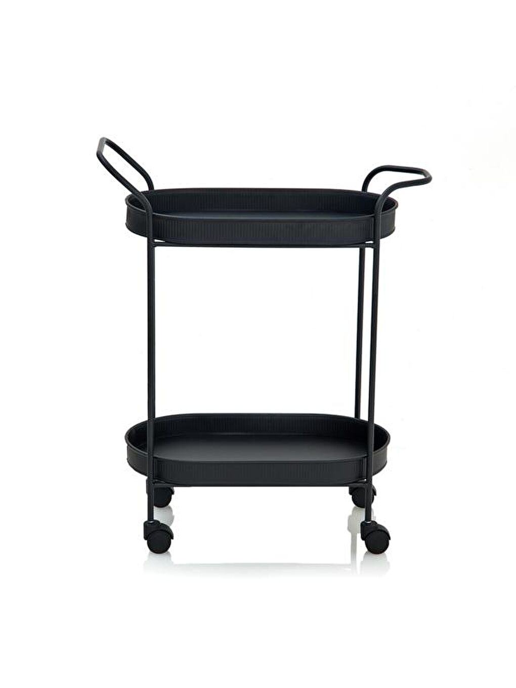 Elips Servis Arabası - Siyah-1