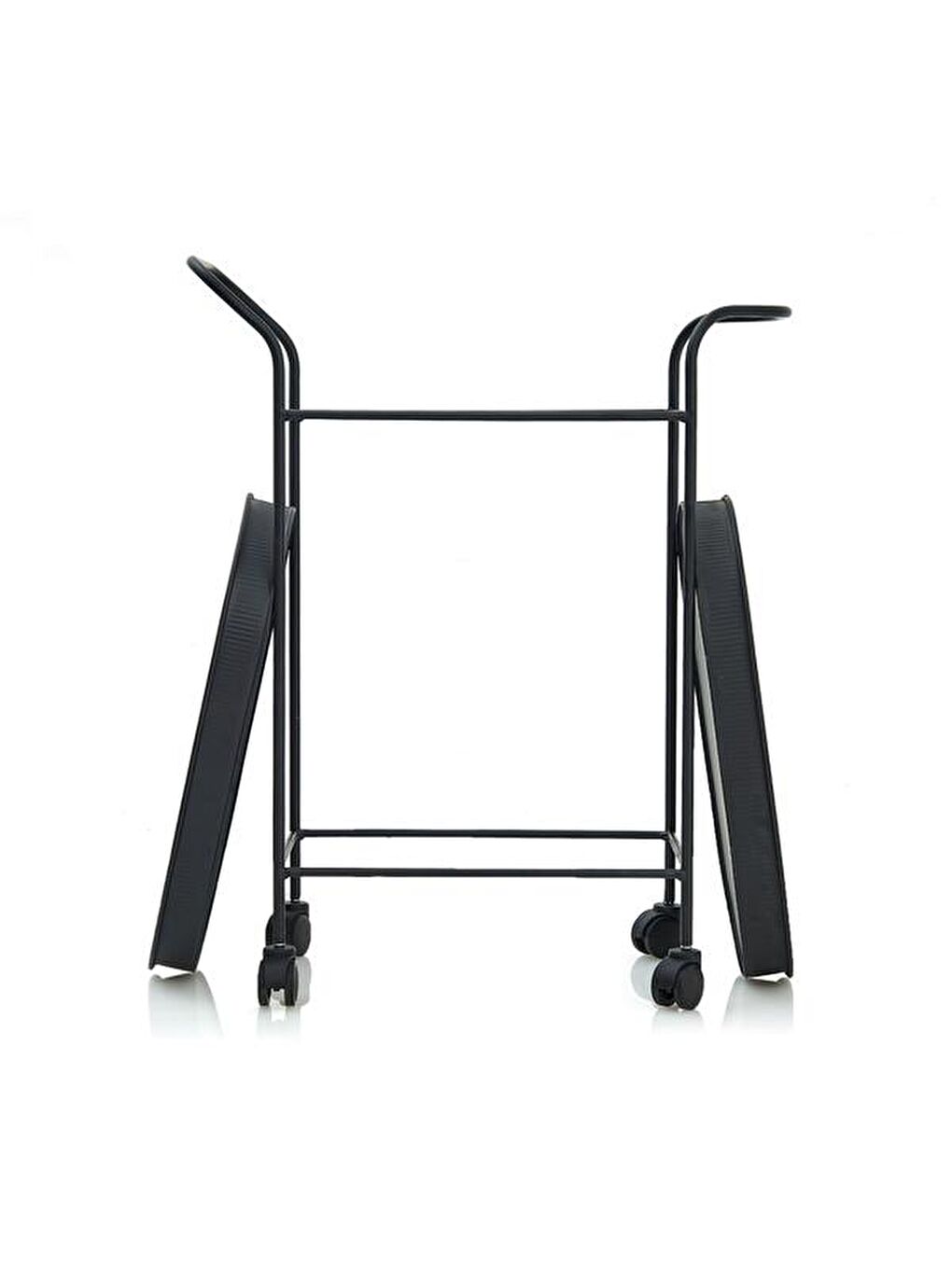 Elips Servis Arabası - Siyah-2