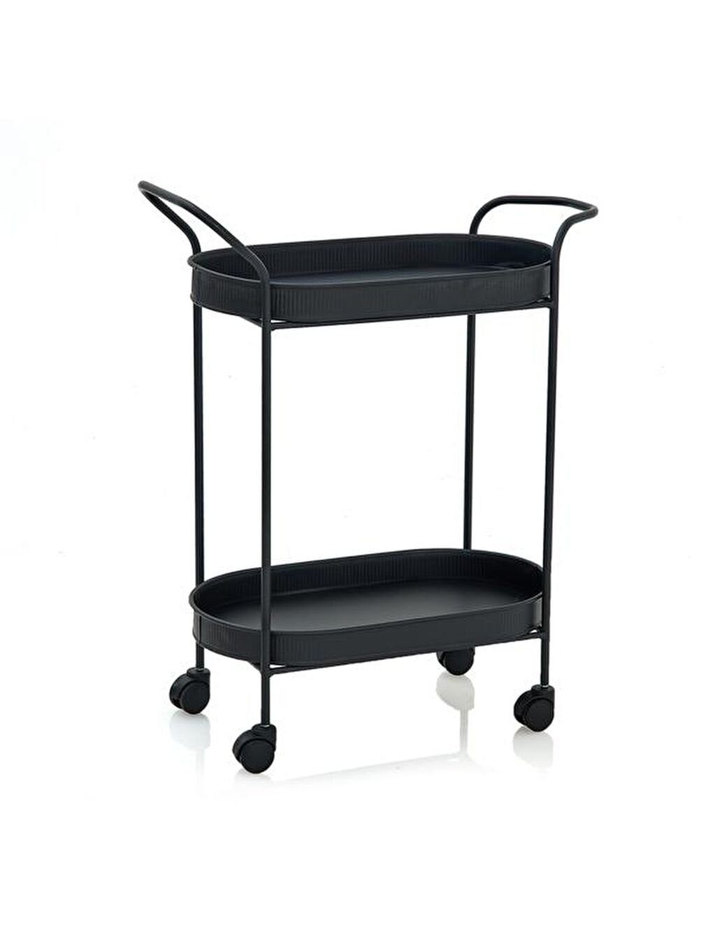 Elips Servis Arabası - Siyah-3