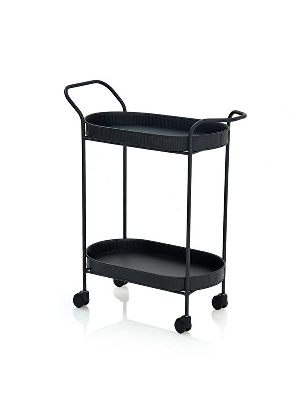 Elips Servis Arabası - Siyah-5