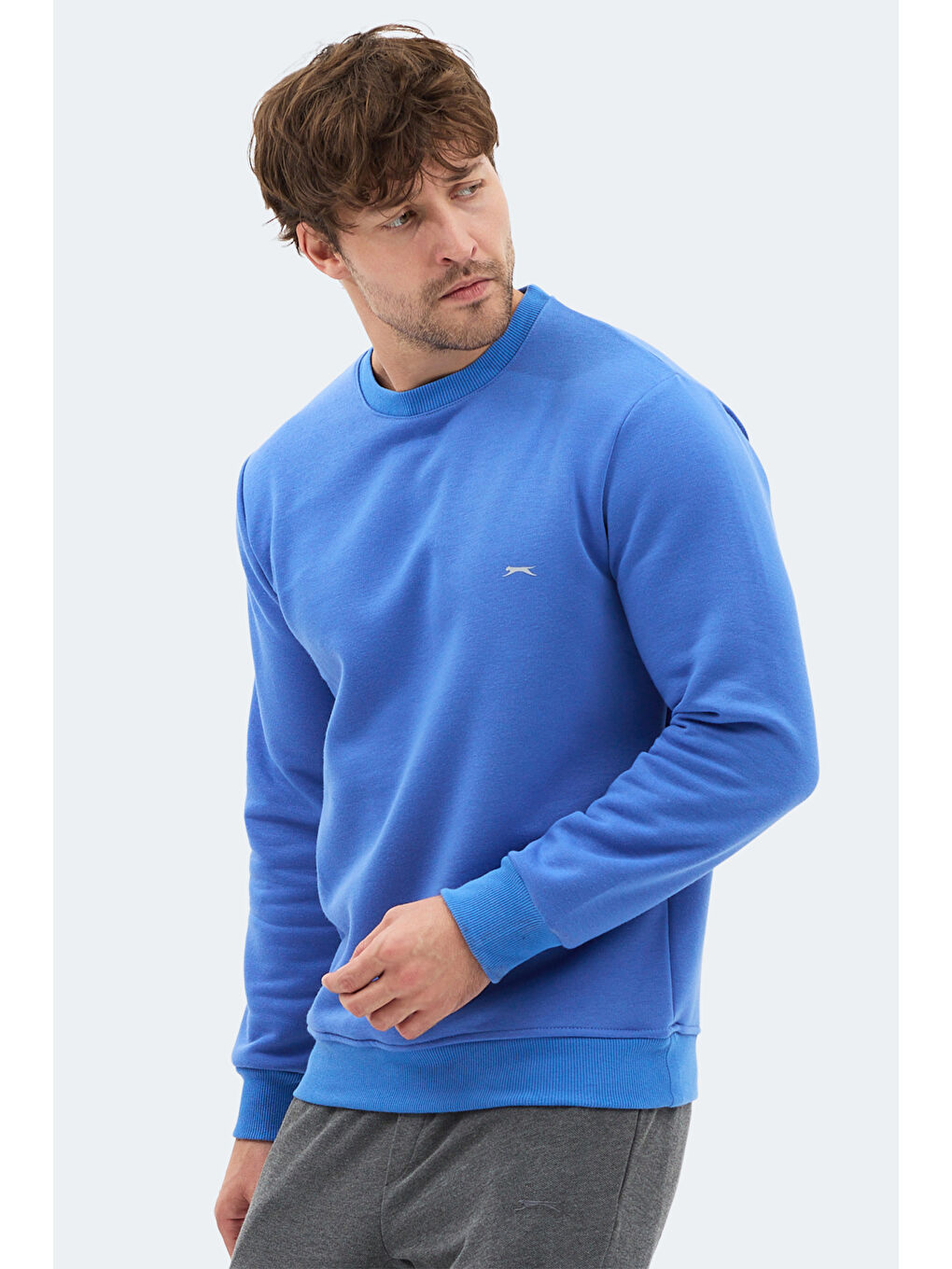 İndigo MEGAR I Erkek Indigo Sweatshırt-5