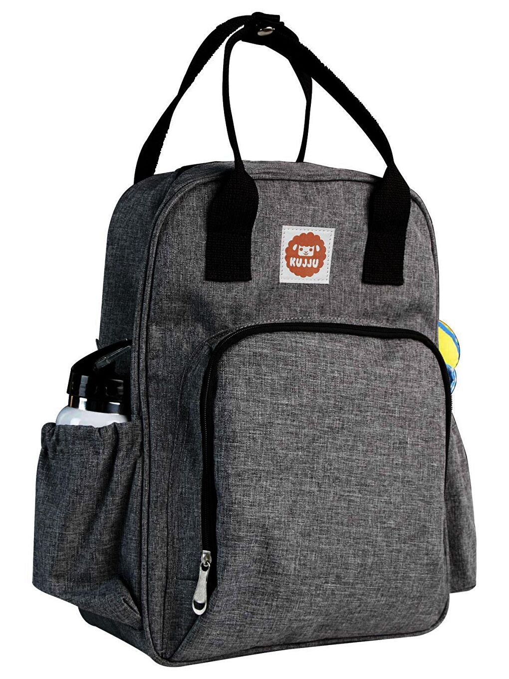 Anne Bebek Bakım Sırt Çantası - Gri Standart-7