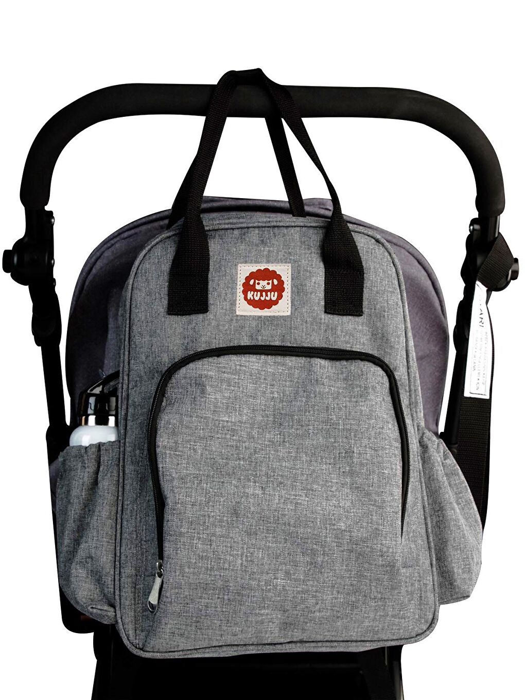 Anne Bebek Bakım Sırt Çantası - Gri Standart-11