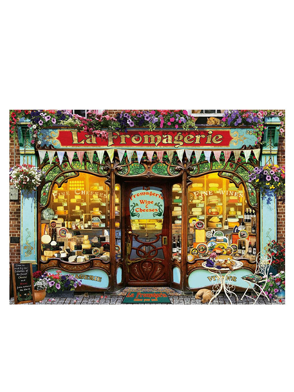 Puzzle 2000 Parça Güzel Peynir Dükkanı 20264-1