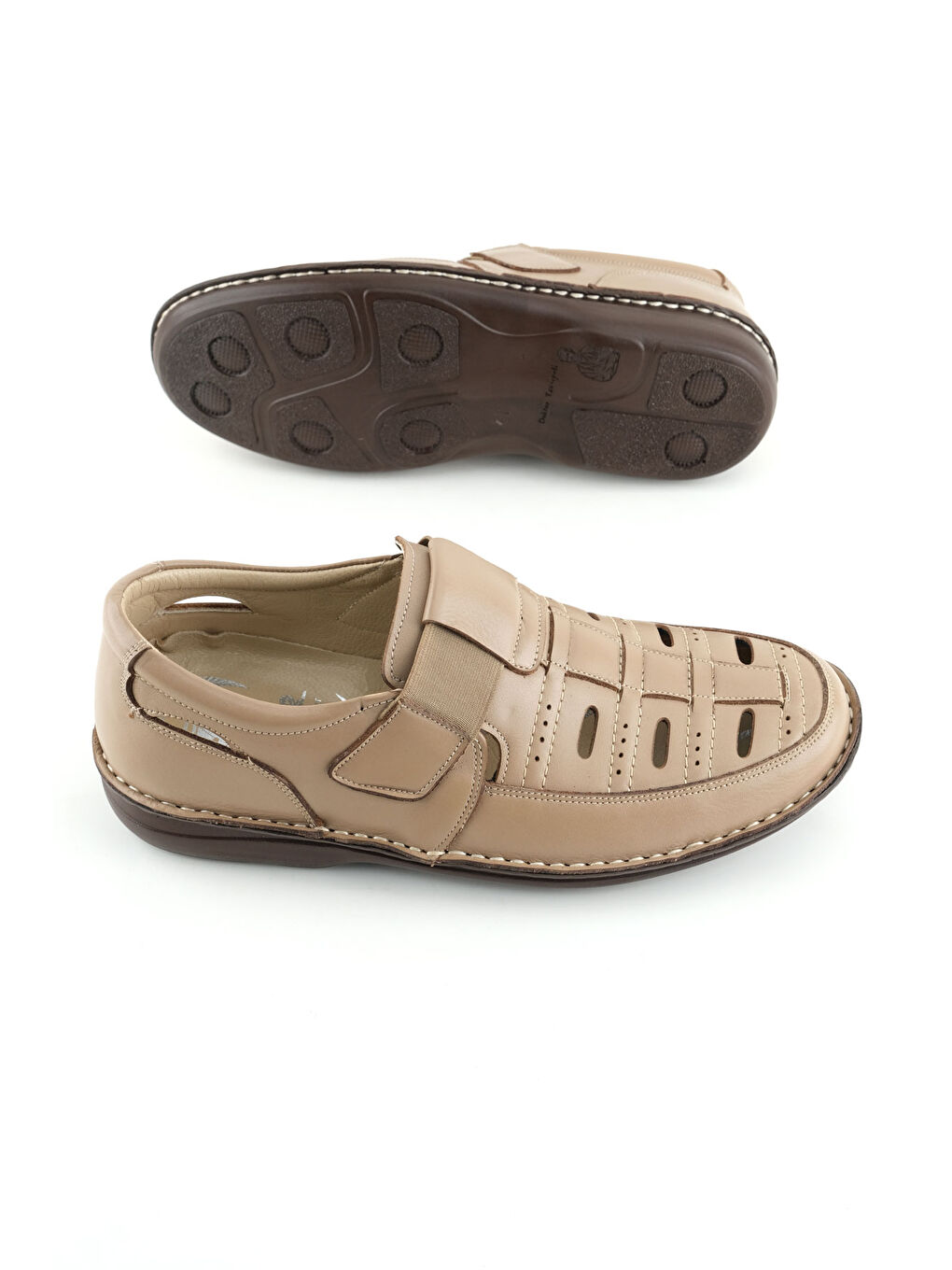 Erkek Bej Klasik Ayakkabı-4