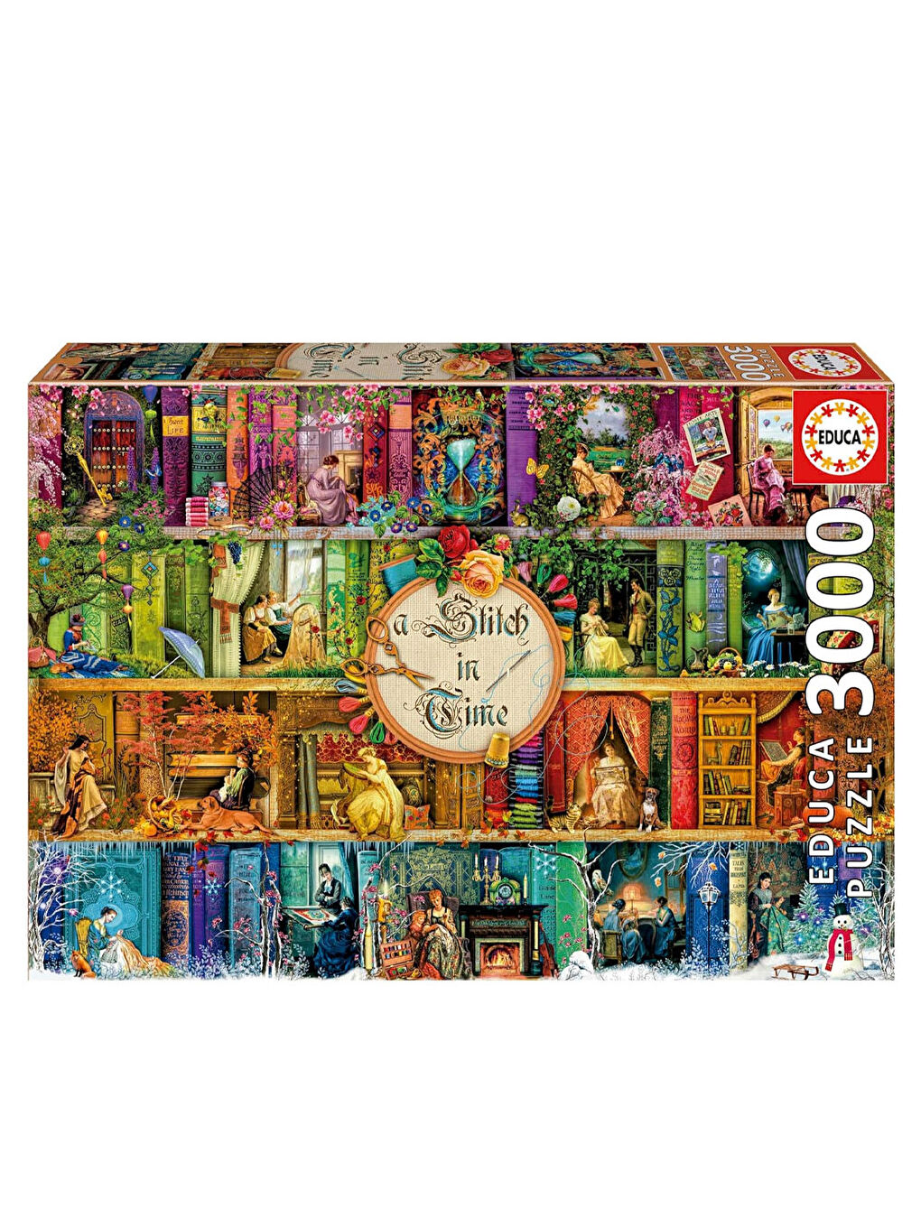 Puzzle 3000 Parça Zamanında Bir Dikiş 19946