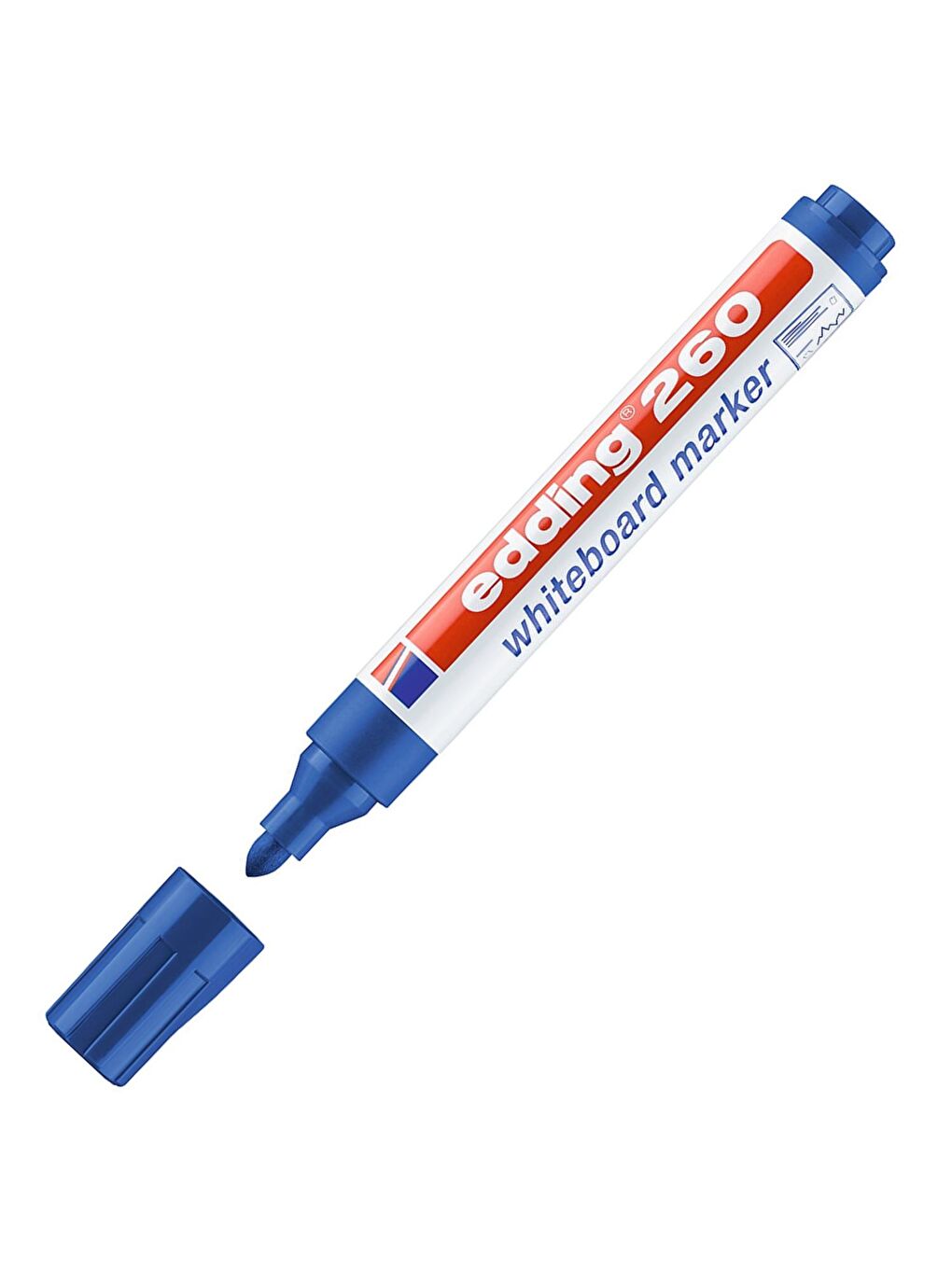 Edding 260 Silinebilir Yazı Tahtası Kalemi 4'lü + Tahta Silgisi - 2