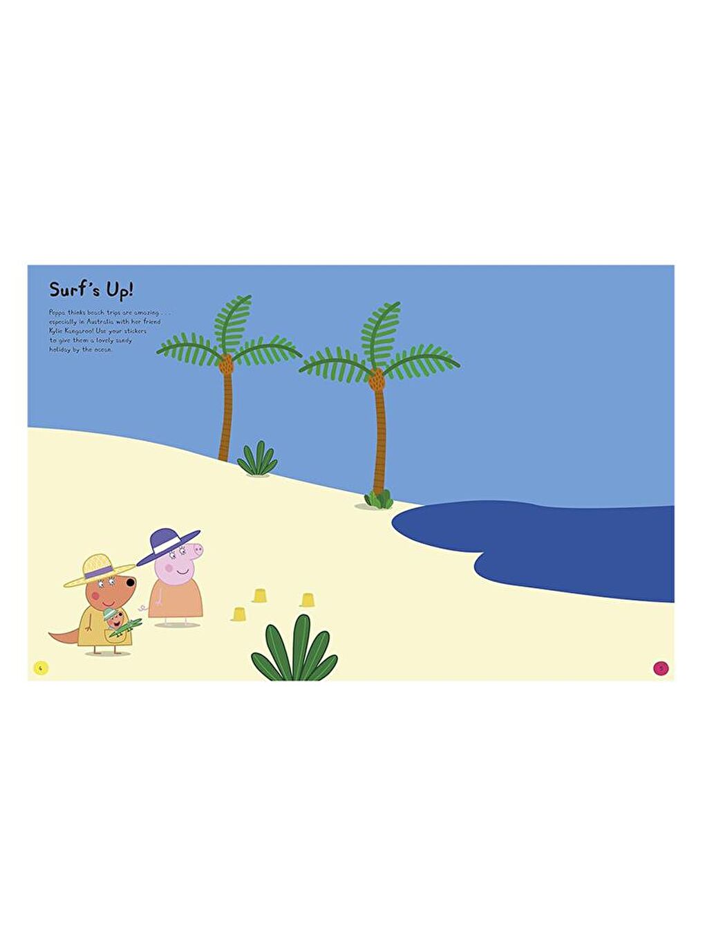 Peppa Pig - Peppa's Favourite Places Sticker Book-1