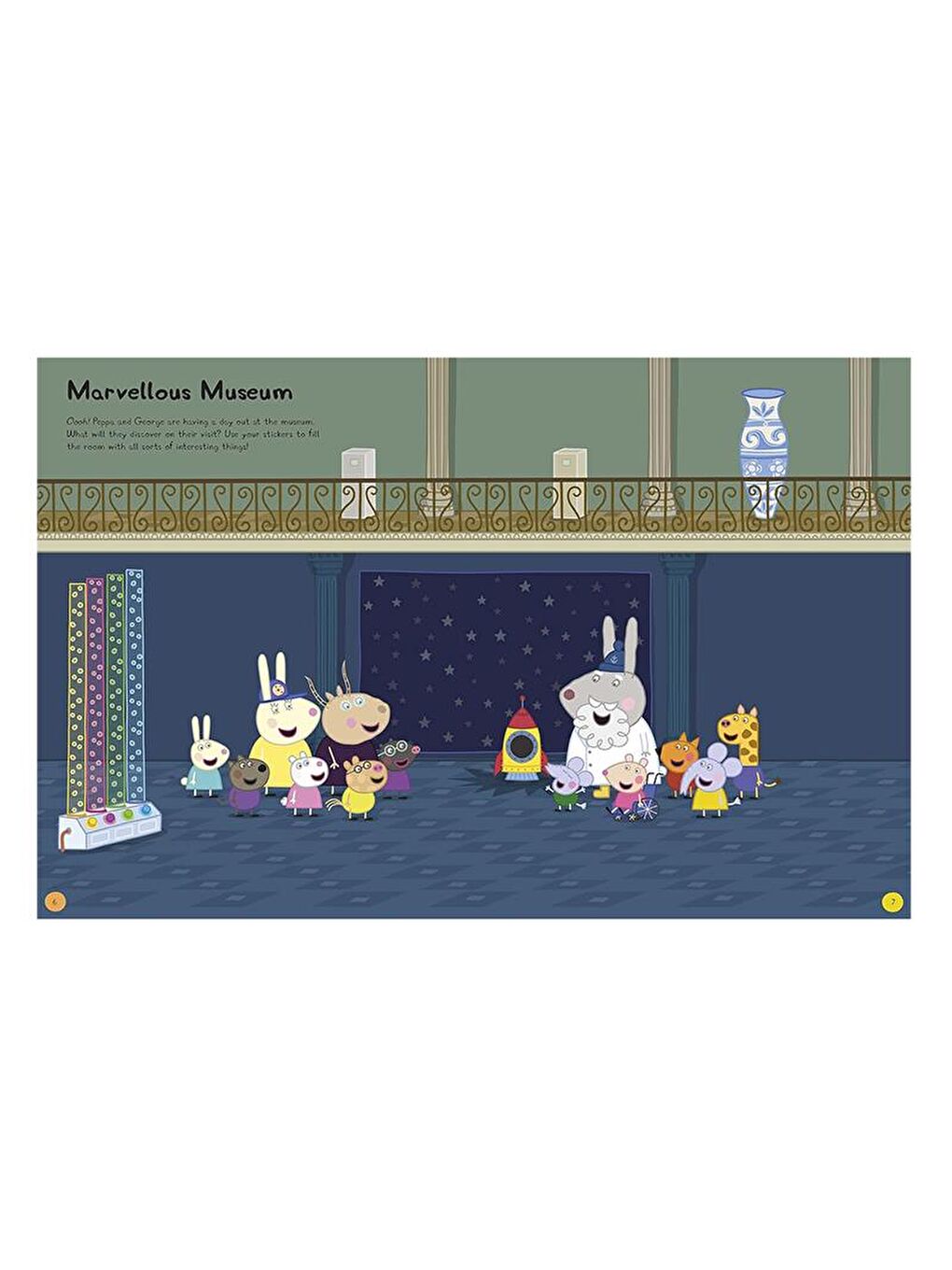 Peppa Pig - Peppa's Favourite Places Sticker Book-2