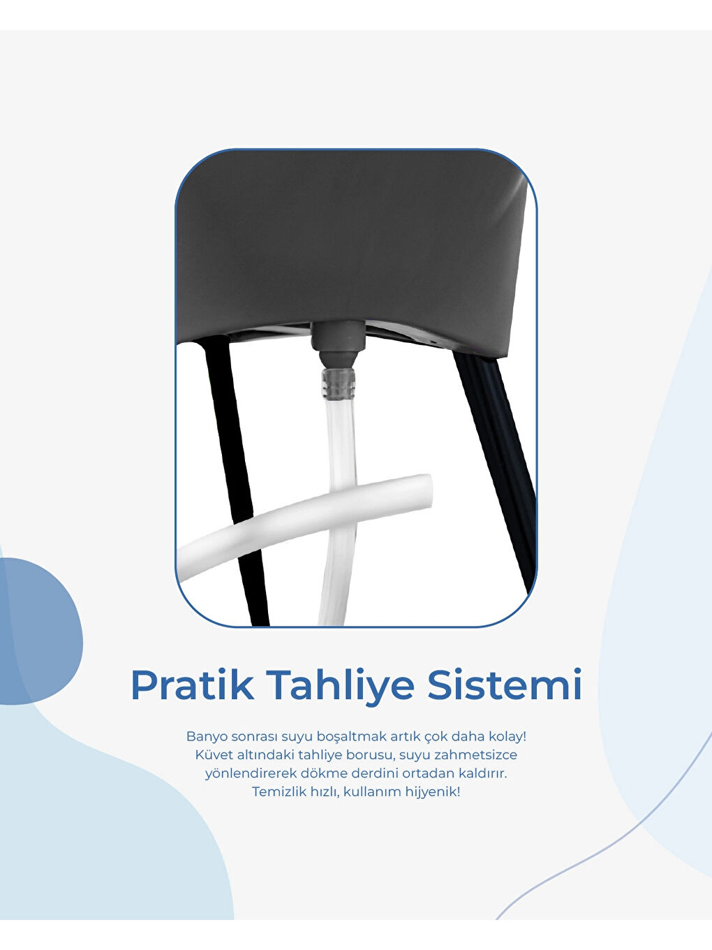 Elegant Yenidoğan Bebek Banyo Küvet Seti Soft Yeşil-3