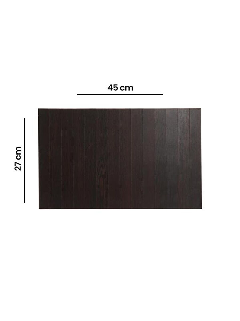 Kahverengi Portatif Koltuk Sehpası - Venge-5