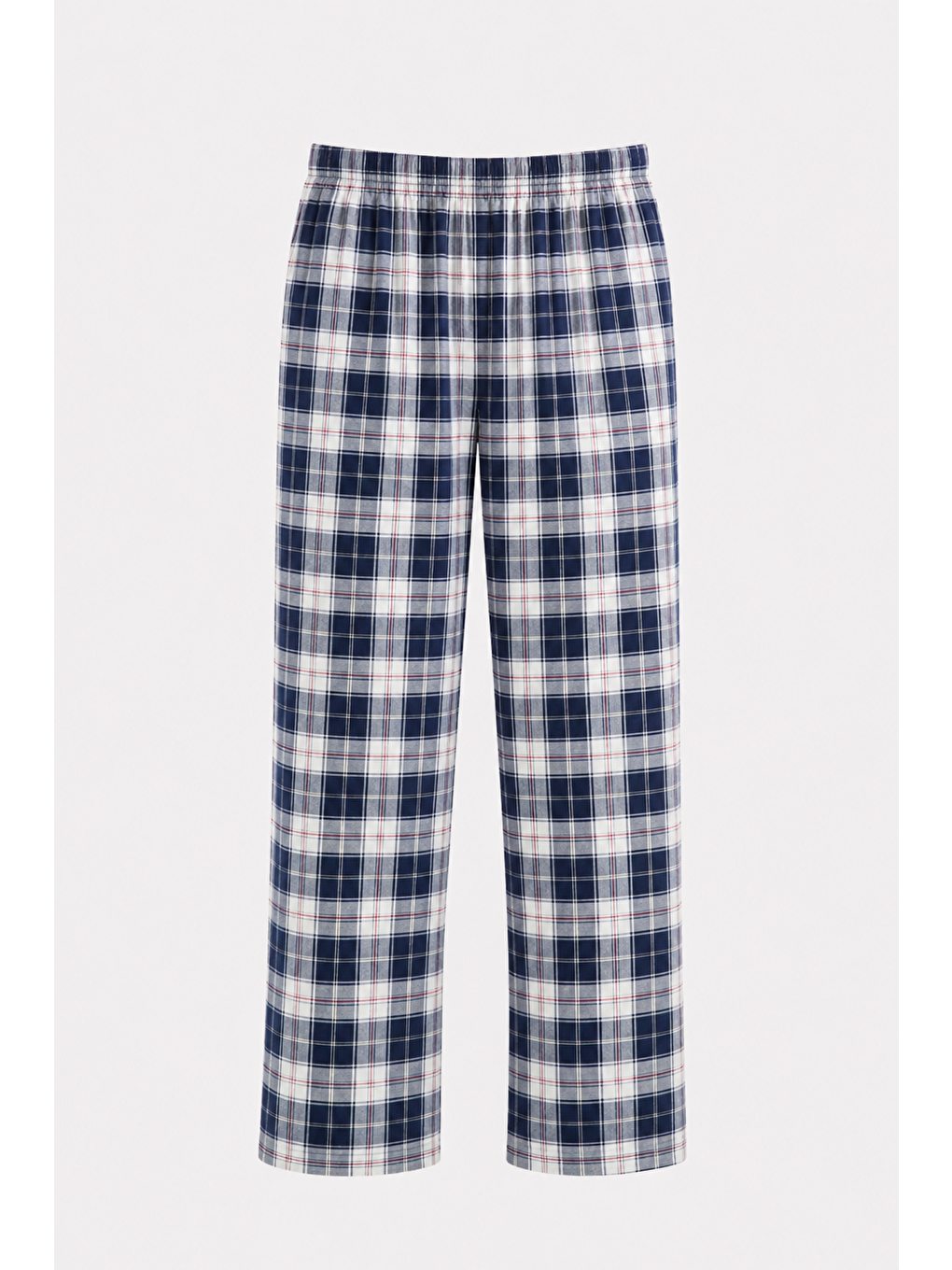 Beyaz Erkek %100 Doğal Pamuk Cepli Yüksek Kaliteli Pijama Altı