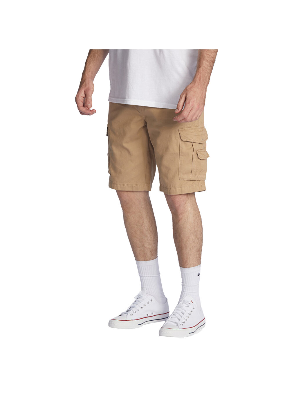 Bej CRUCIAL BATTLE SHORT-1