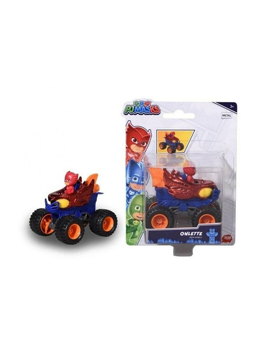 PJ MASK Beyaz-Renklibaskı Die Cast Tekli Araç 9 Cm