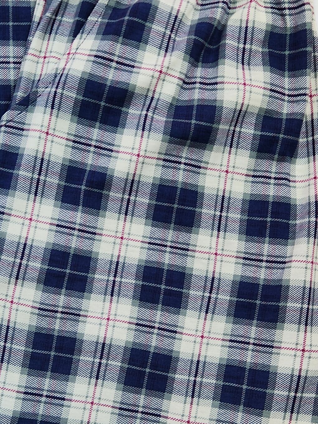 Beyaz Erkek %100 Doğal Pamuk Cepli Yüksek Kaliteli Pijama Altı-1