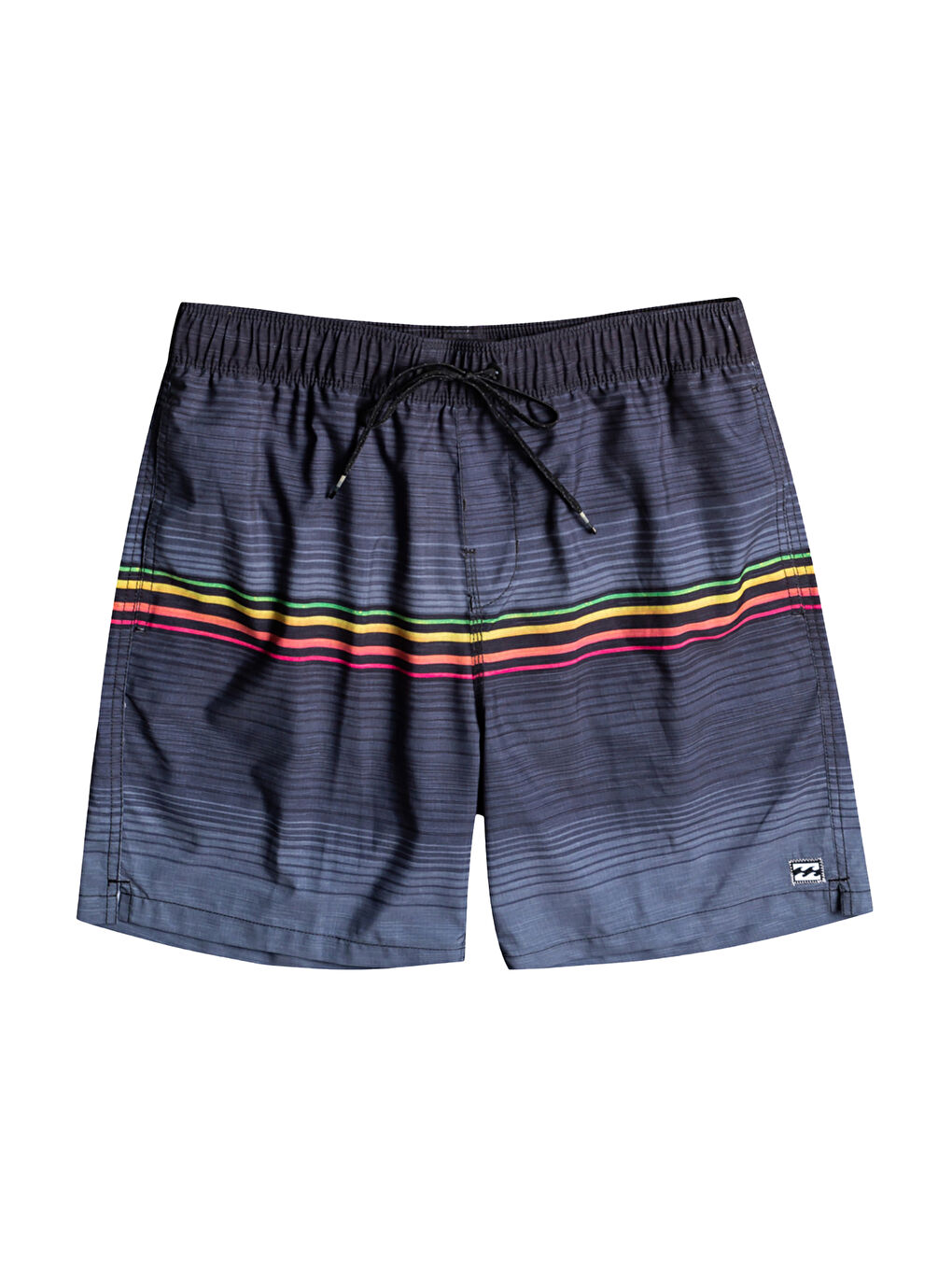 Siyah All Day Htr Stripe Lb Erkek Volley Short