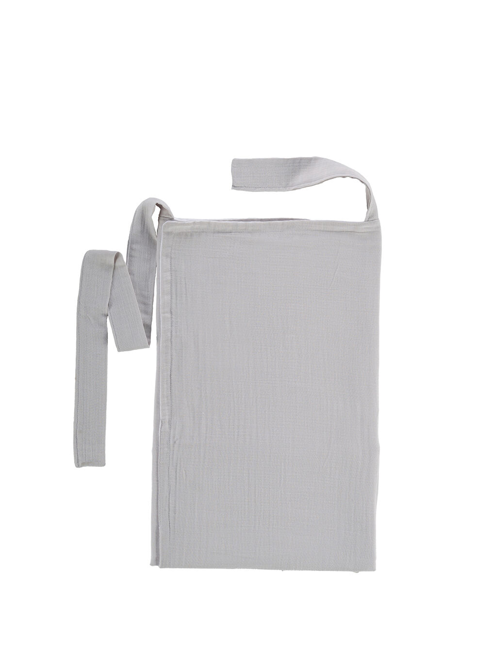 Colors of Joy Organik Pamuk Müslin 4 Katlı Emzirme Örtüsü Gri-3