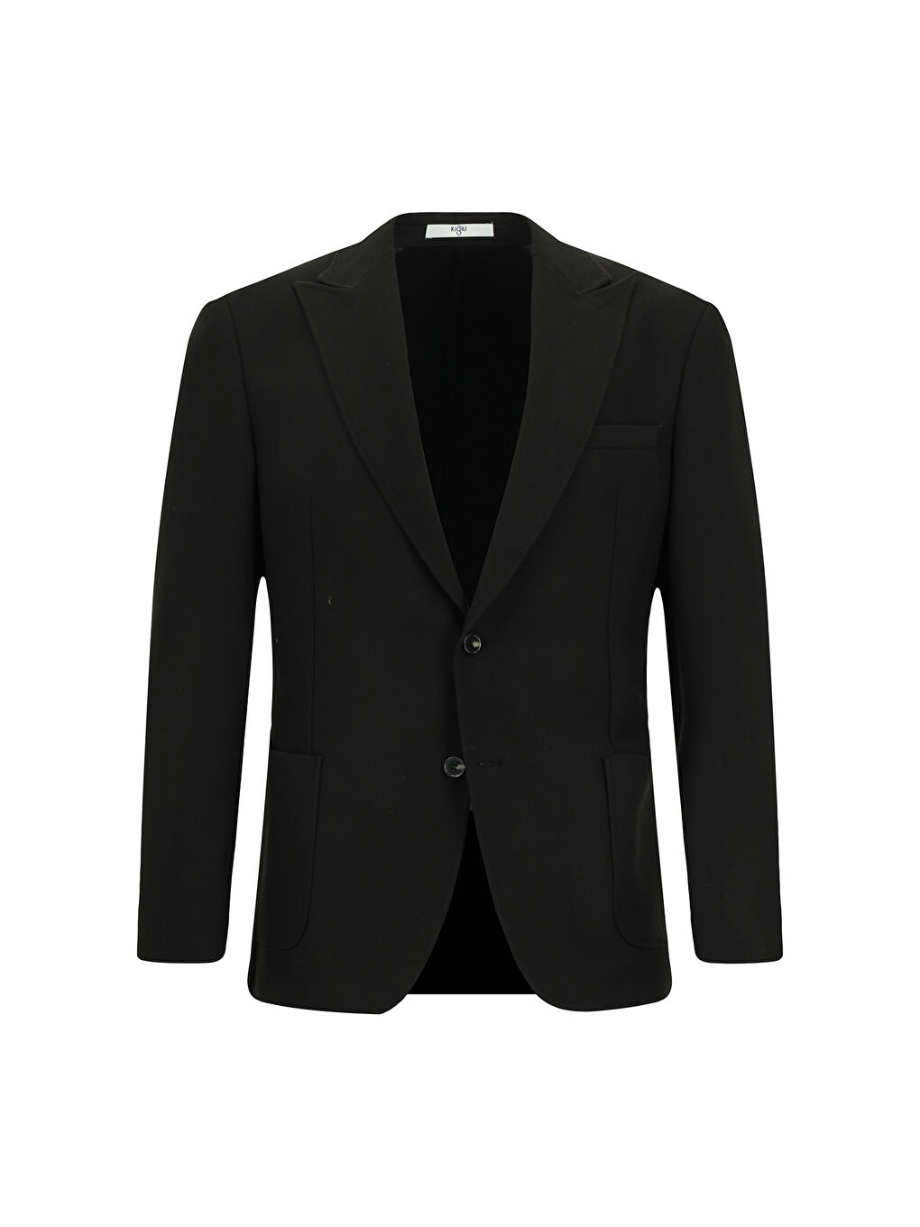 Siyah Muscle Fit Elastanlı Spor Ceket