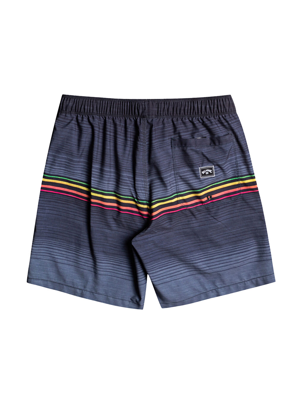 Siyah All Day Htr Stripe Lb Erkek Volley Short-1