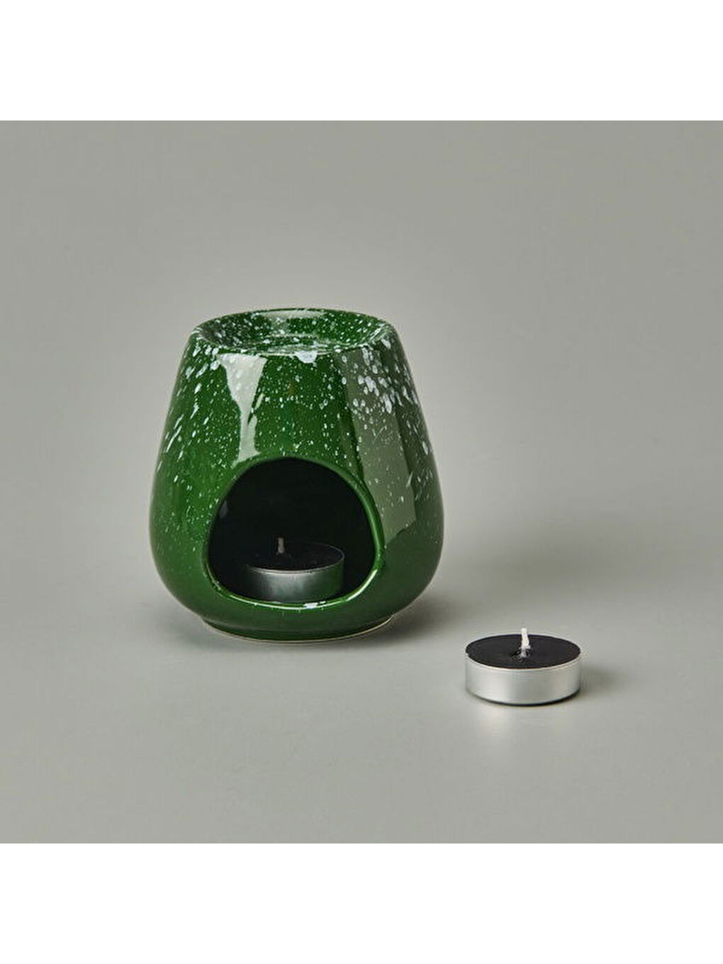 Deco Enyo Seramik Buhurdanlık - Yeşil - 11 cm