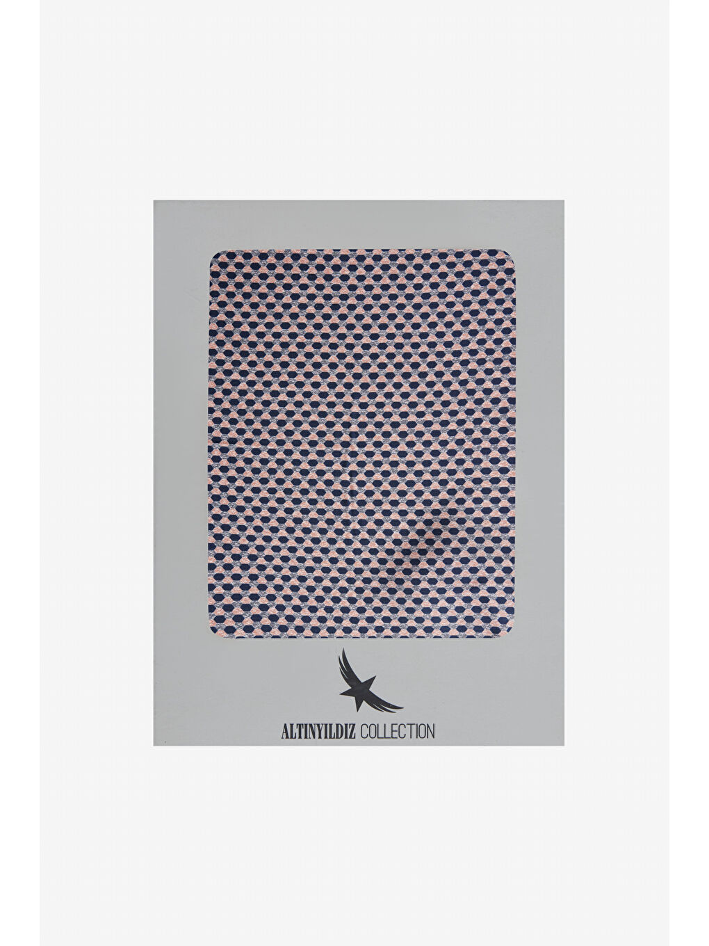 Erkek Bej-Lacivert İpek Mendili-1