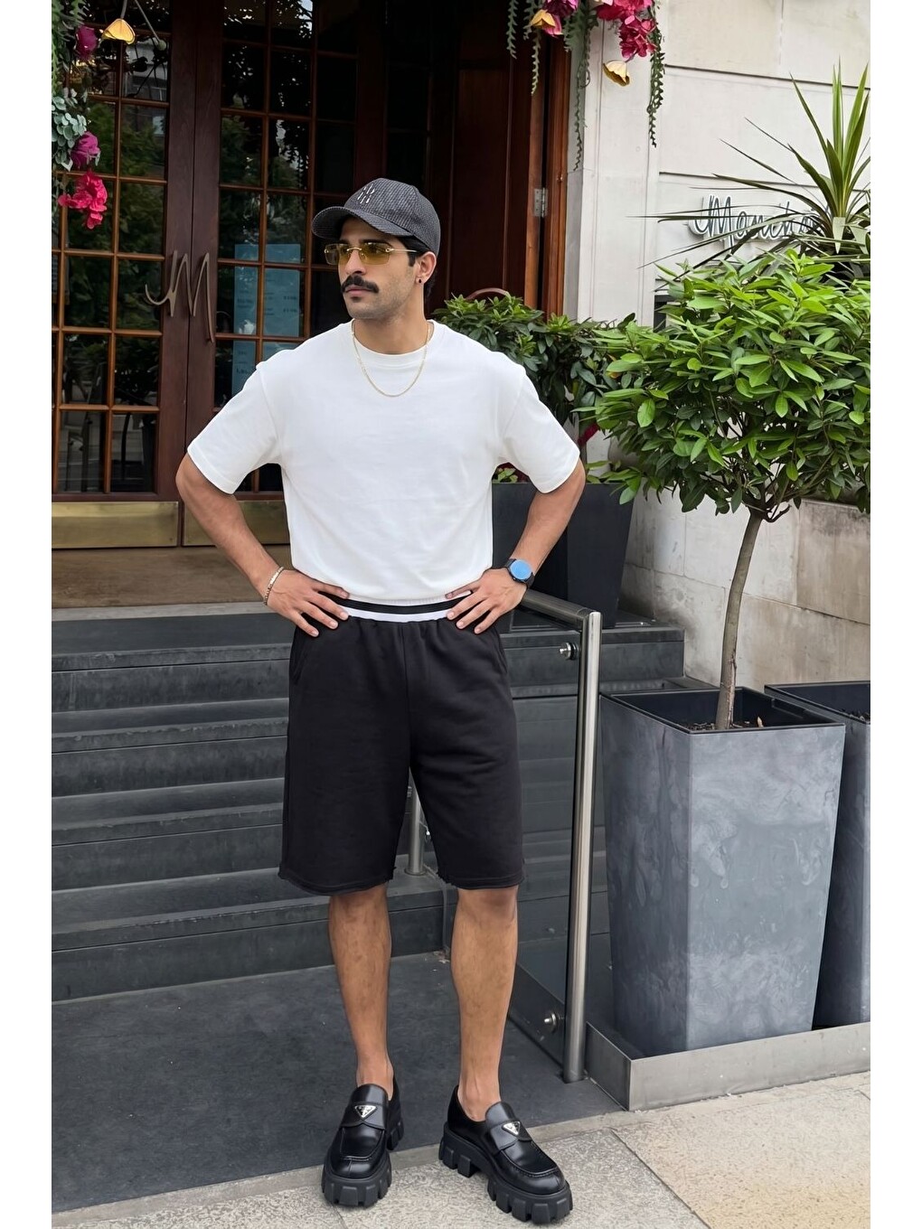 Erkek Basic Beyaz T-shirt