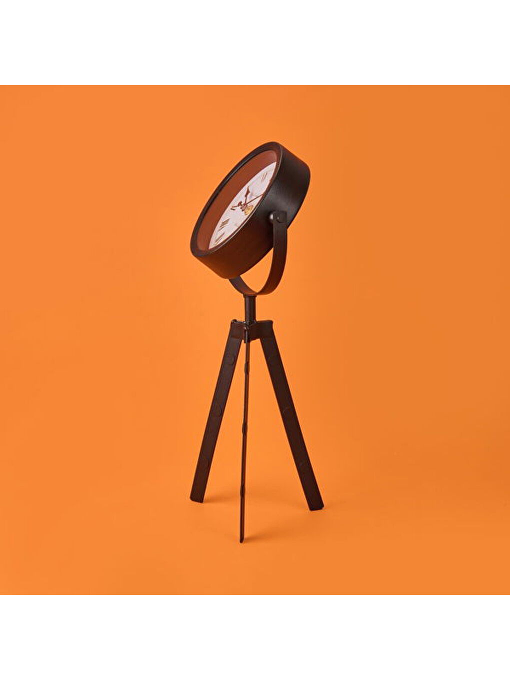 Karışık Tripod Masa Saati - Siyah - 19x42 cm-1