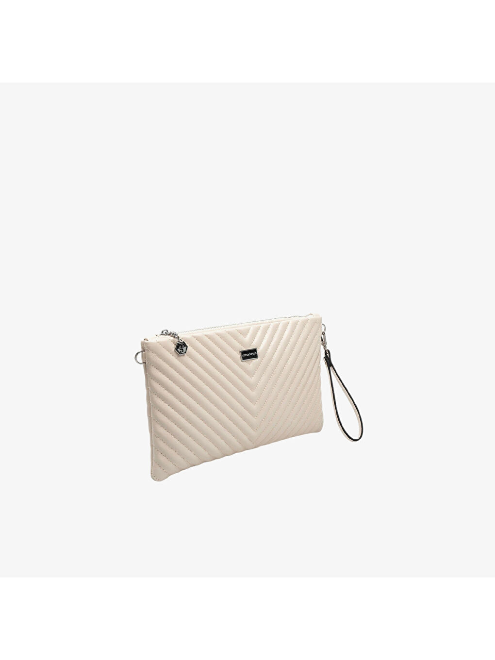 Kadın Portföy Çantası SP1034-M211 SILVER POLO Portföy & Clutch Bej-Bej-1