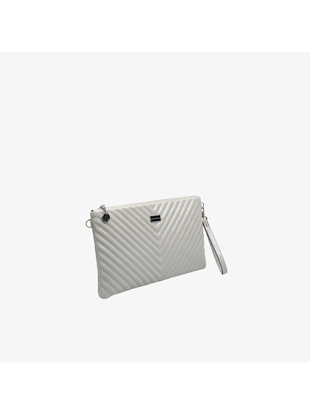 Kadın Portföy Çantası SP1034-M211 SILVER POLO Portföy & Clutch Gri-Gri-1
