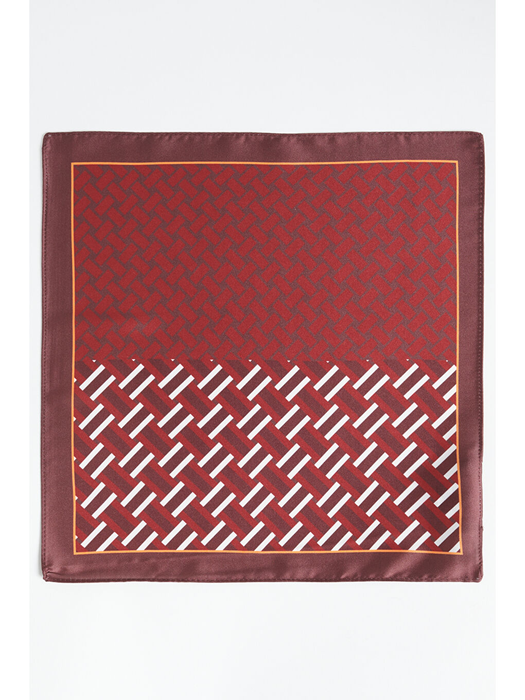 Erkek Bordo-Kırmızı Desenli Mendil-2