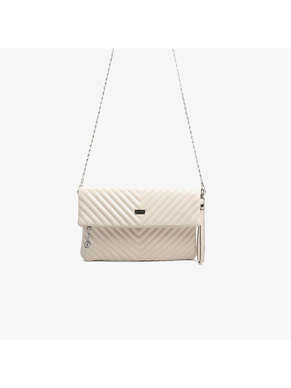 Kadın Portföy Çantası SP1134-M211 SILVER POLO Portföy & Clutch Bej-Bej-3