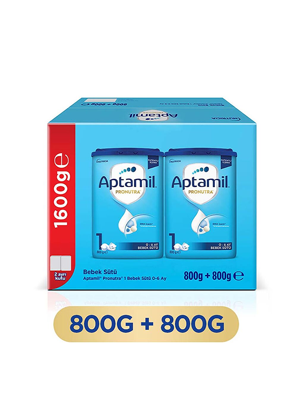 1 Bebek Sütü 800 x 2 Adet 1600 Gr