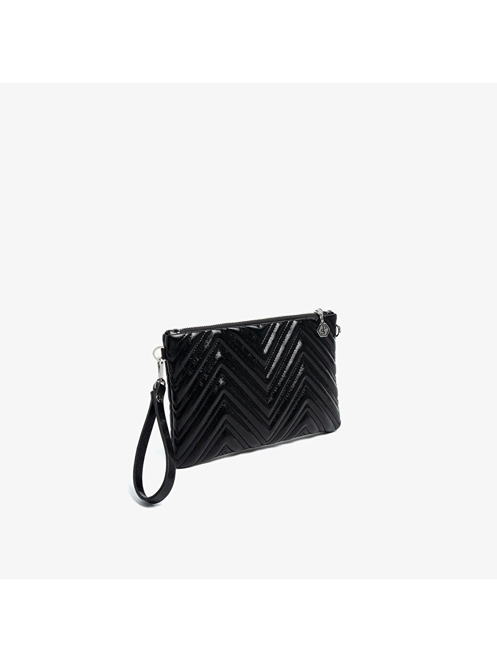 Kadın Portföy Çantası SP1250-M211 SILVER POLO Portföy & Clutch Kırışık Siyah-Kırışık Siy-2