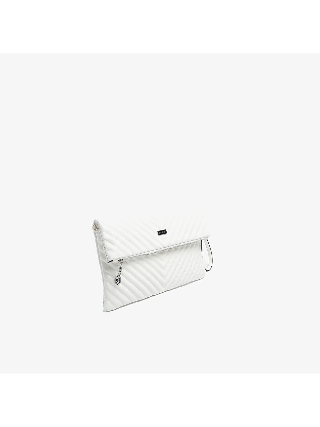 Kadın Portföy Çantası SP1134-M211 SILVER POLO Portföy & Clutch Beyaz-Beyaz-1