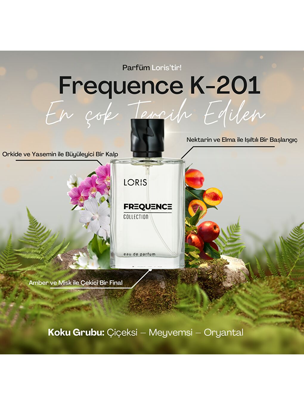 K-201 Frequence Kadın Parfüm EDP 50 ML-1