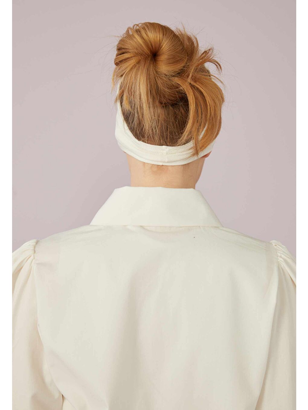 Silikonlu Bandana Kırık Beyaz-2