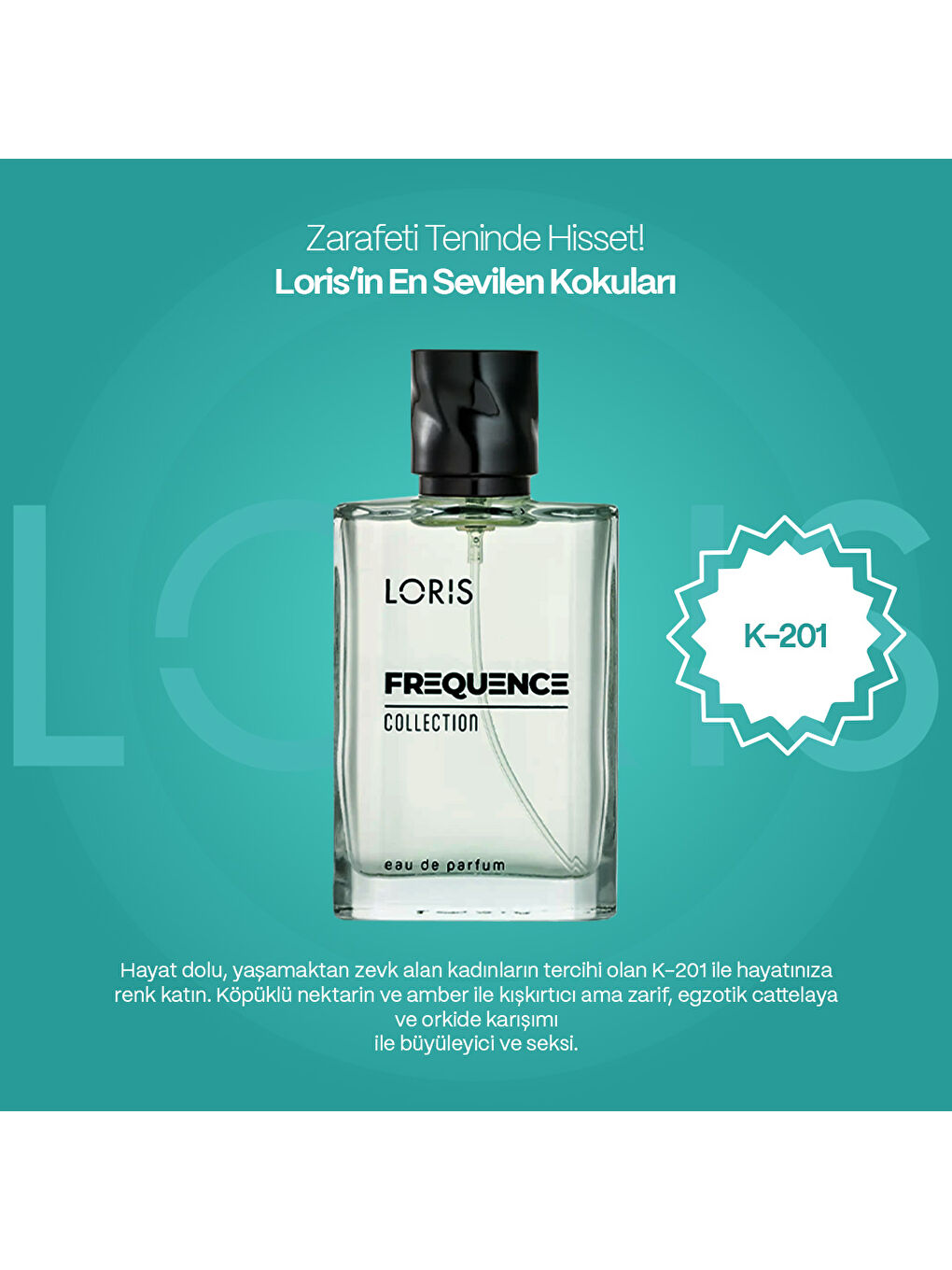 K-201 Frequence Kadın Parfüm EDP 50 ML-3