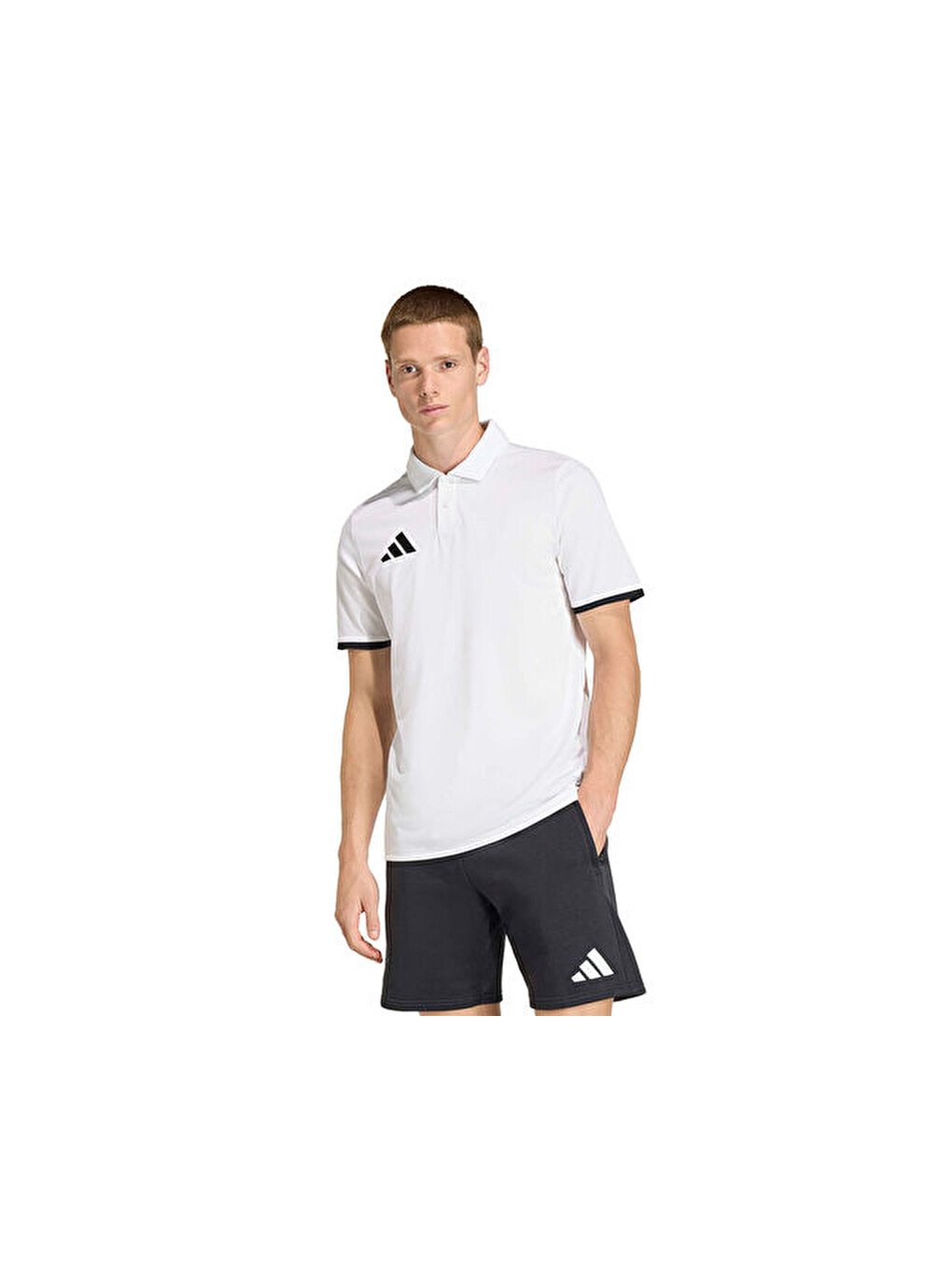 Ent26 Polo Erkek Futbol Kamp Polo Tişört Jz6661 Beyaz