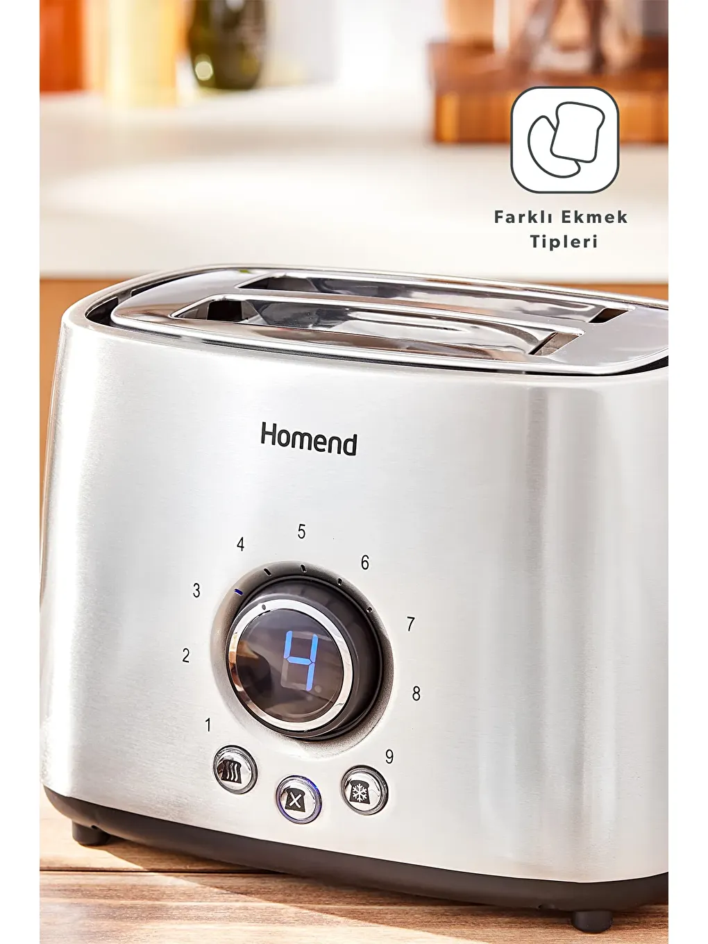 Breadfast 1502h 2 Dilim Kapasiteli Ekmek Kızartma Makinesi-2