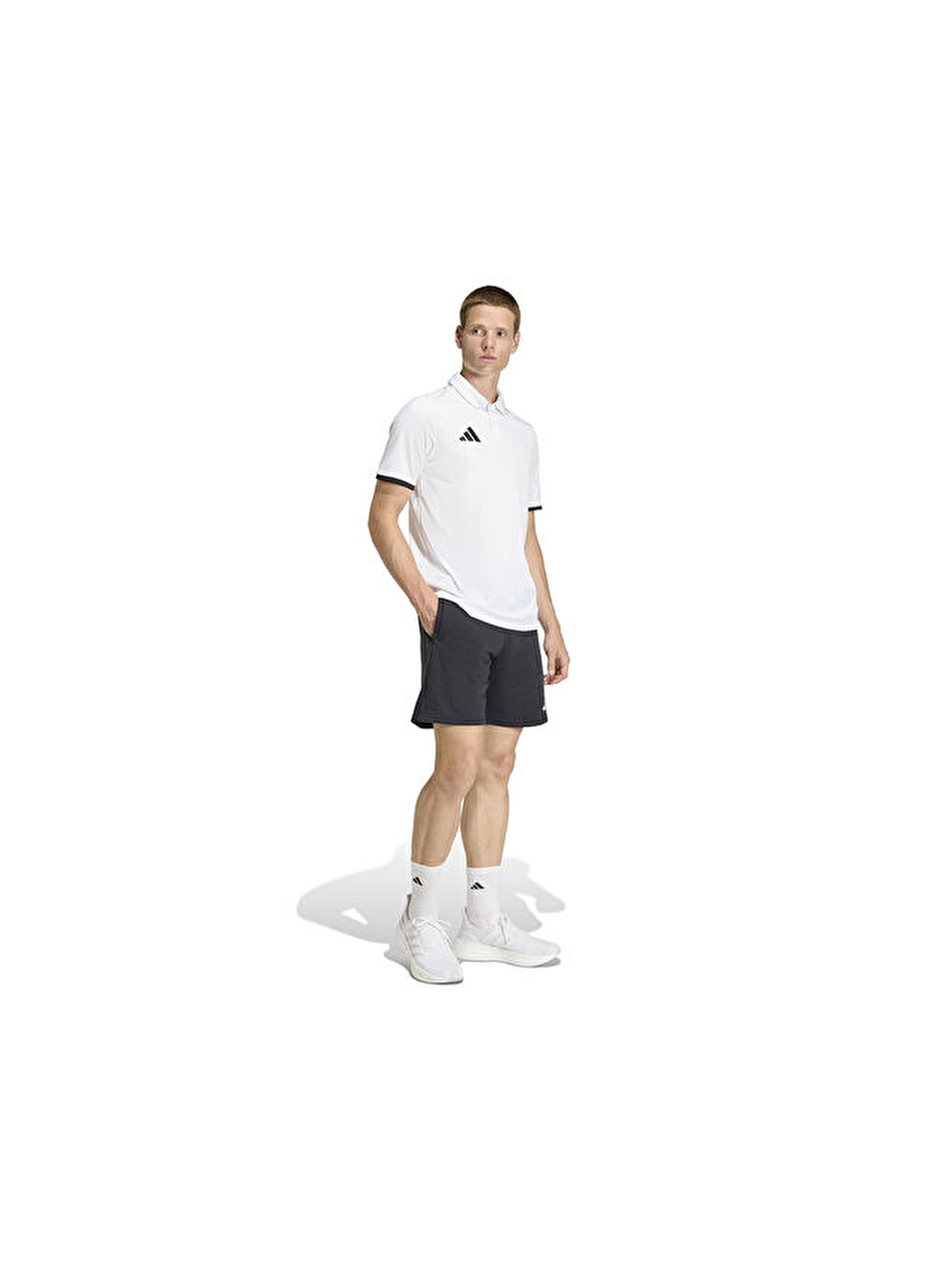 Ent26 Polo Erkek Futbol Kamp Polo Tişört Jz6661 Beyaz-6
