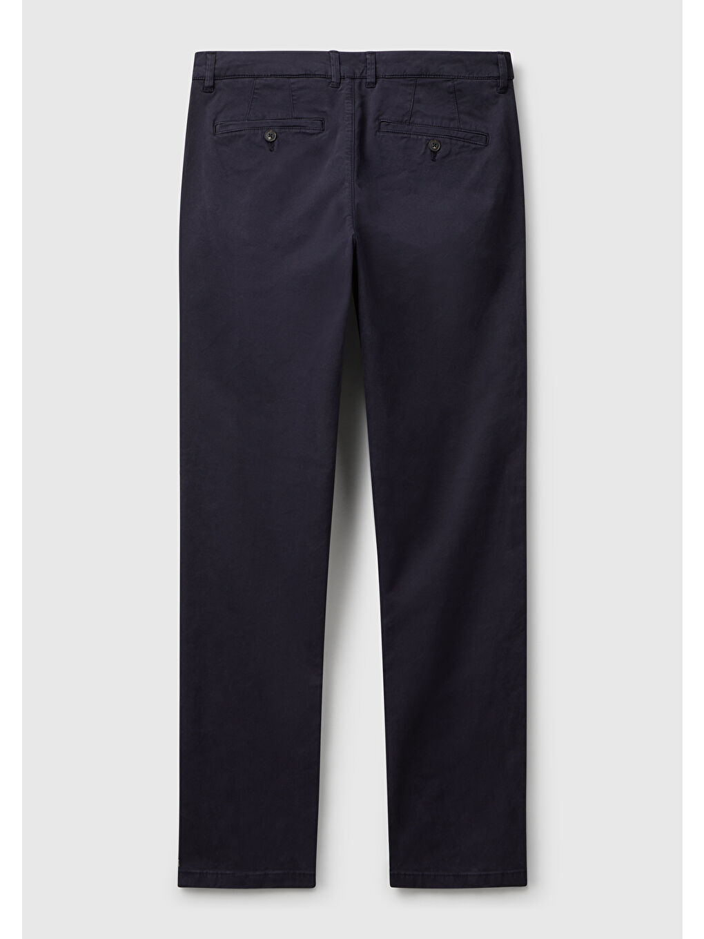 Erkek Lacivert Slim Fit Chino Pantolon-3