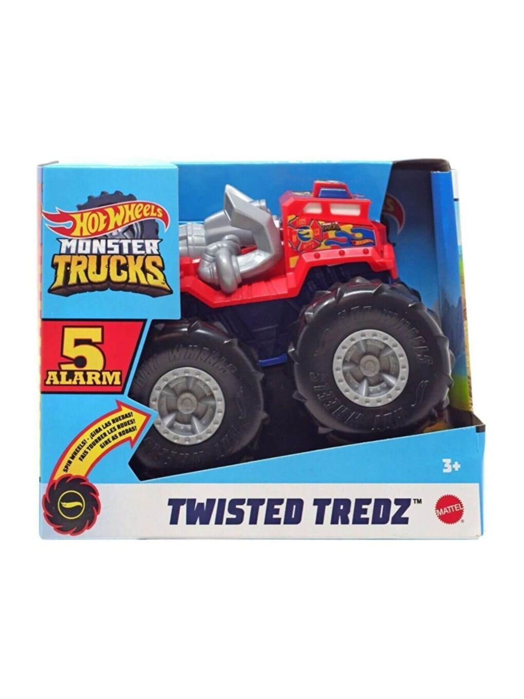 Hot Wheels Karışık Monster Trucks 1:43 Çek Bırak Araba 5 Alarm