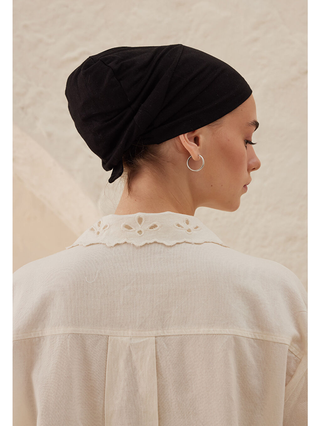 Silikonlu Kaydırmaz Bone Siyah-2