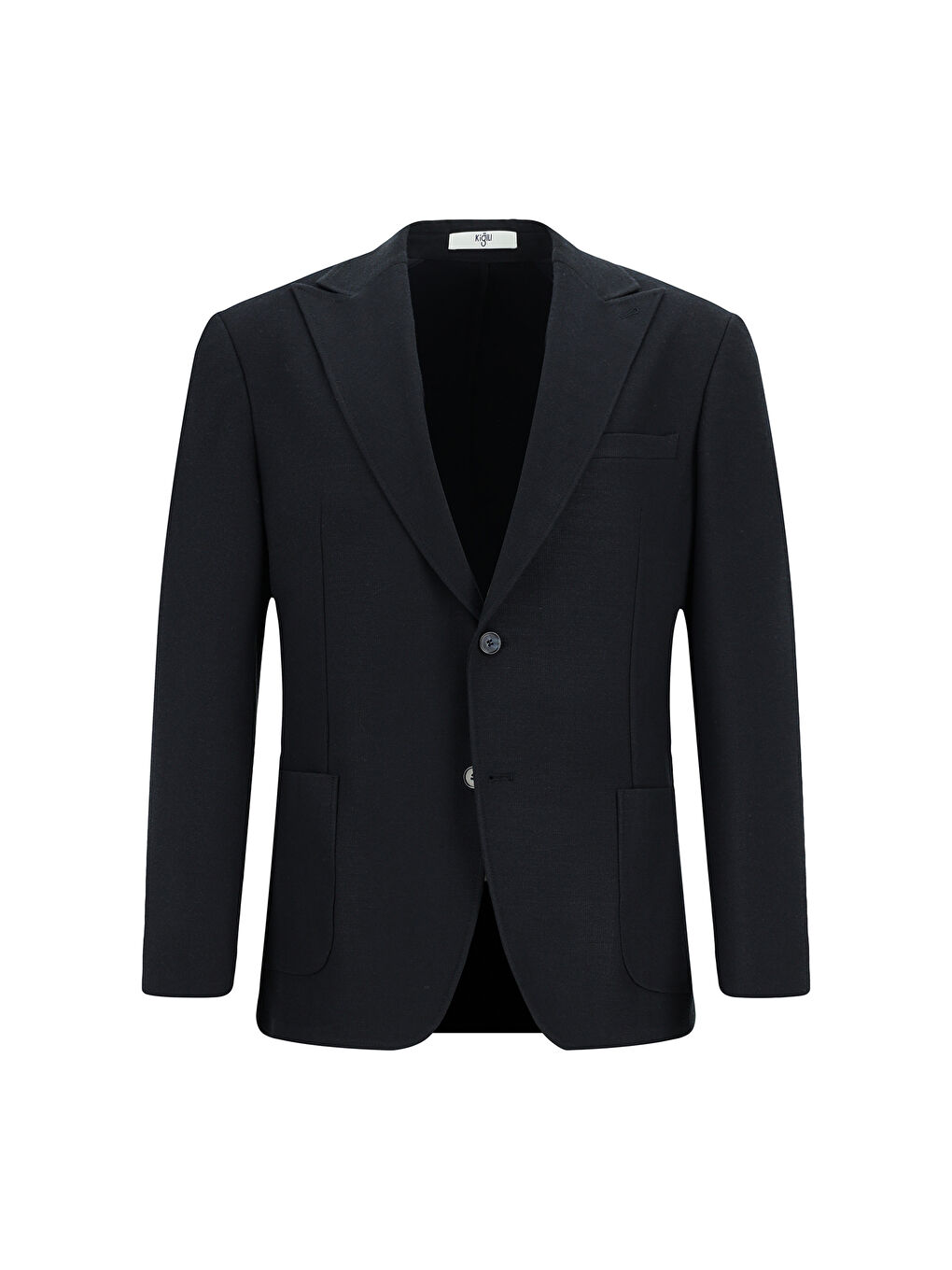 Siyah Muscle Fit Elastanlı Spor Ceket