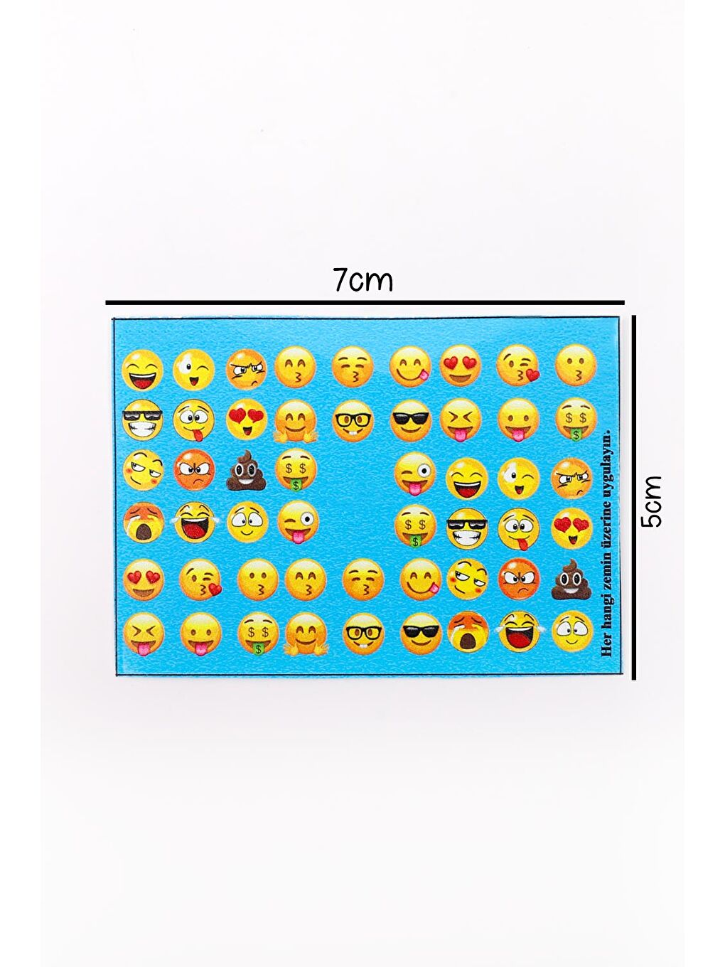 Çok Renkli Emoji Kız Çocuk Tırnak Sticker-2