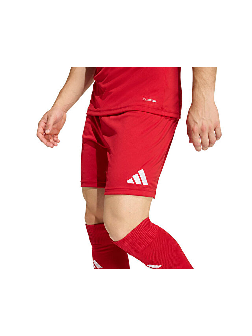Ent26 Sho Erkek Futbol Şortu Jz2517 Kırmızı-4