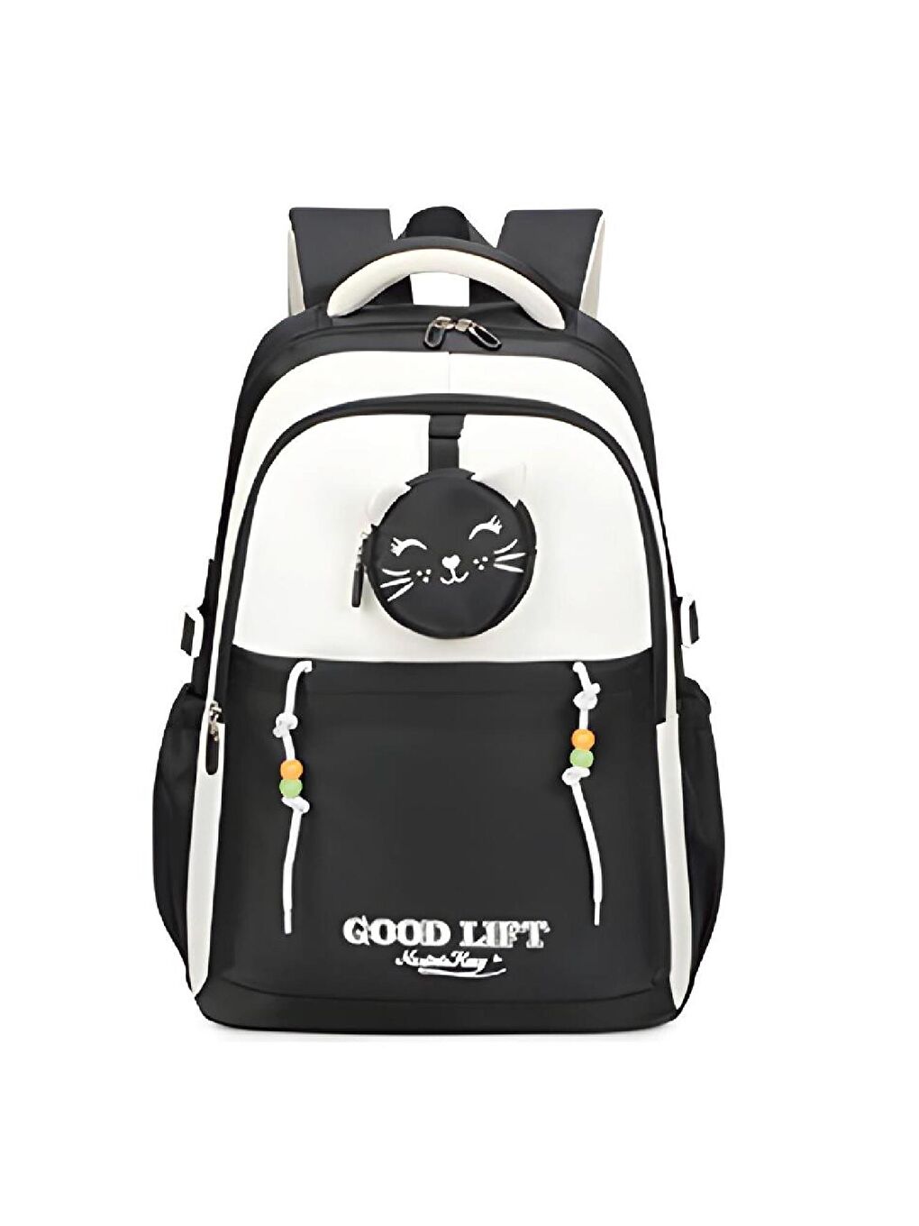 3 Bölmeli Very Comfort Kolej Okul Sırt Çantası Pembe-Bordo (MU-1780)