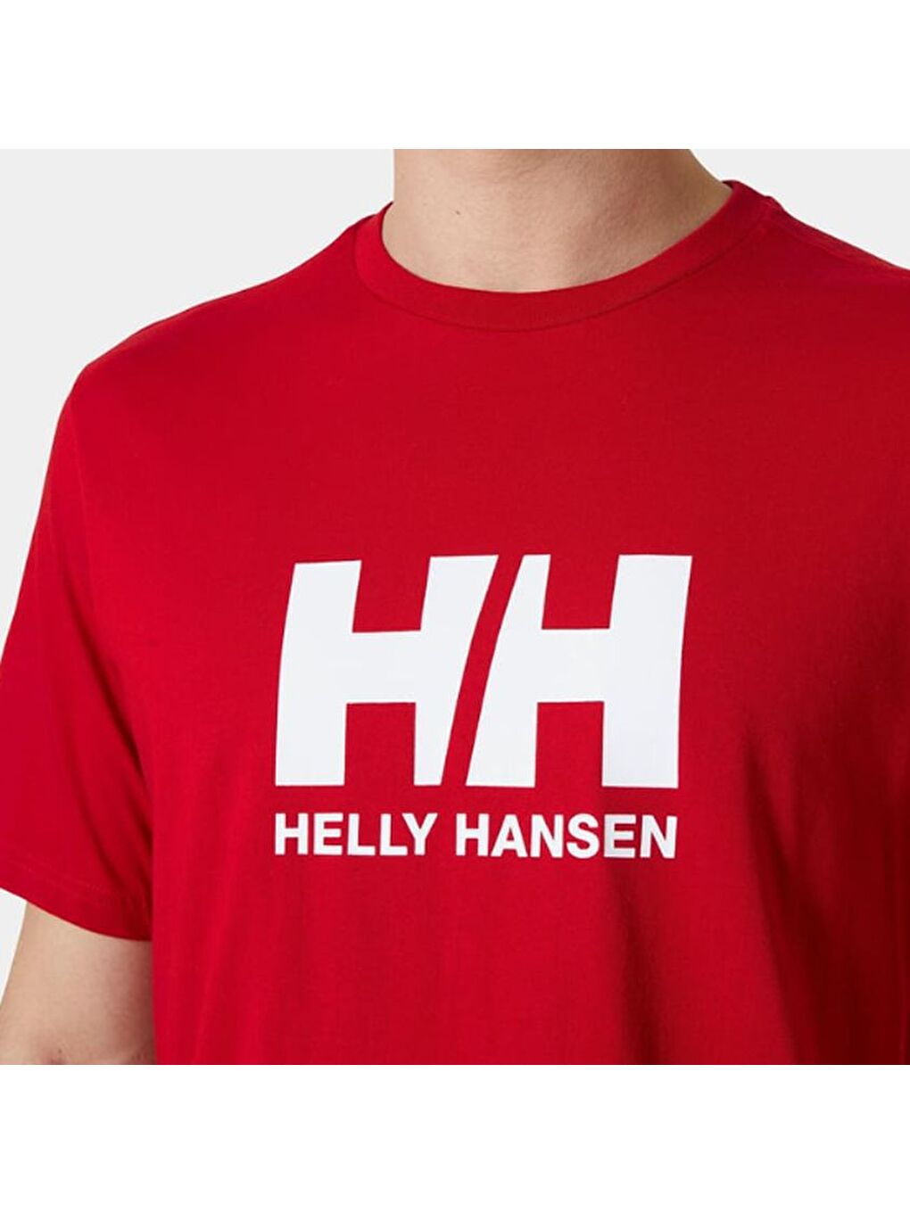 Kırmızı HH Logo 3.0 Erkek Kısa Kollu %100 Pamuk Tişört HHA.54596-1