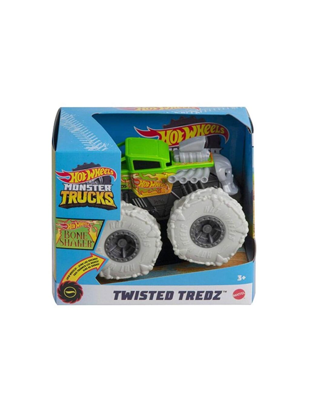 Hot Wheels Karışık Monster Trucks 1:43 Çek Bırak Araba Bone Shaker